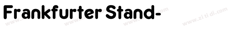 Frankfurter Stand字体转换